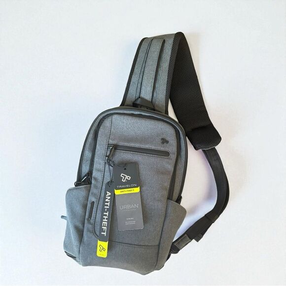 NEW With Tags Travelon Anti-Theft Urban Collection Sling Bag RFID - Picture 3 of 12